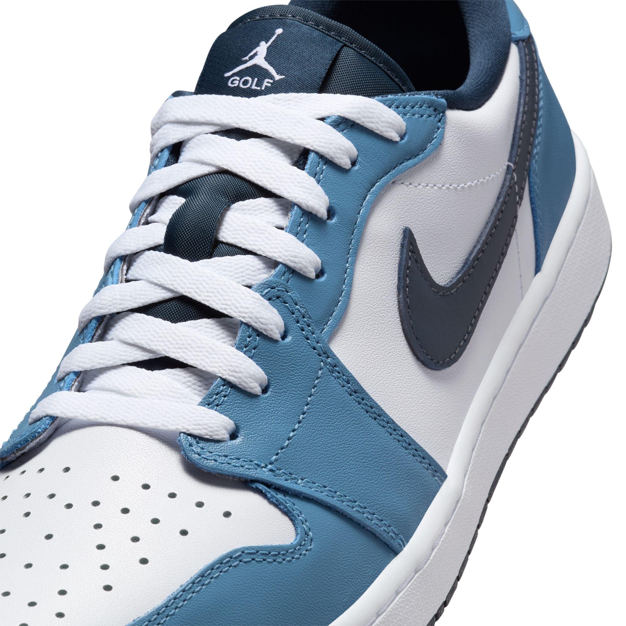 Air Jordan 1 Low G Spikeless Golf Shoe - White/Blue | JORDAN